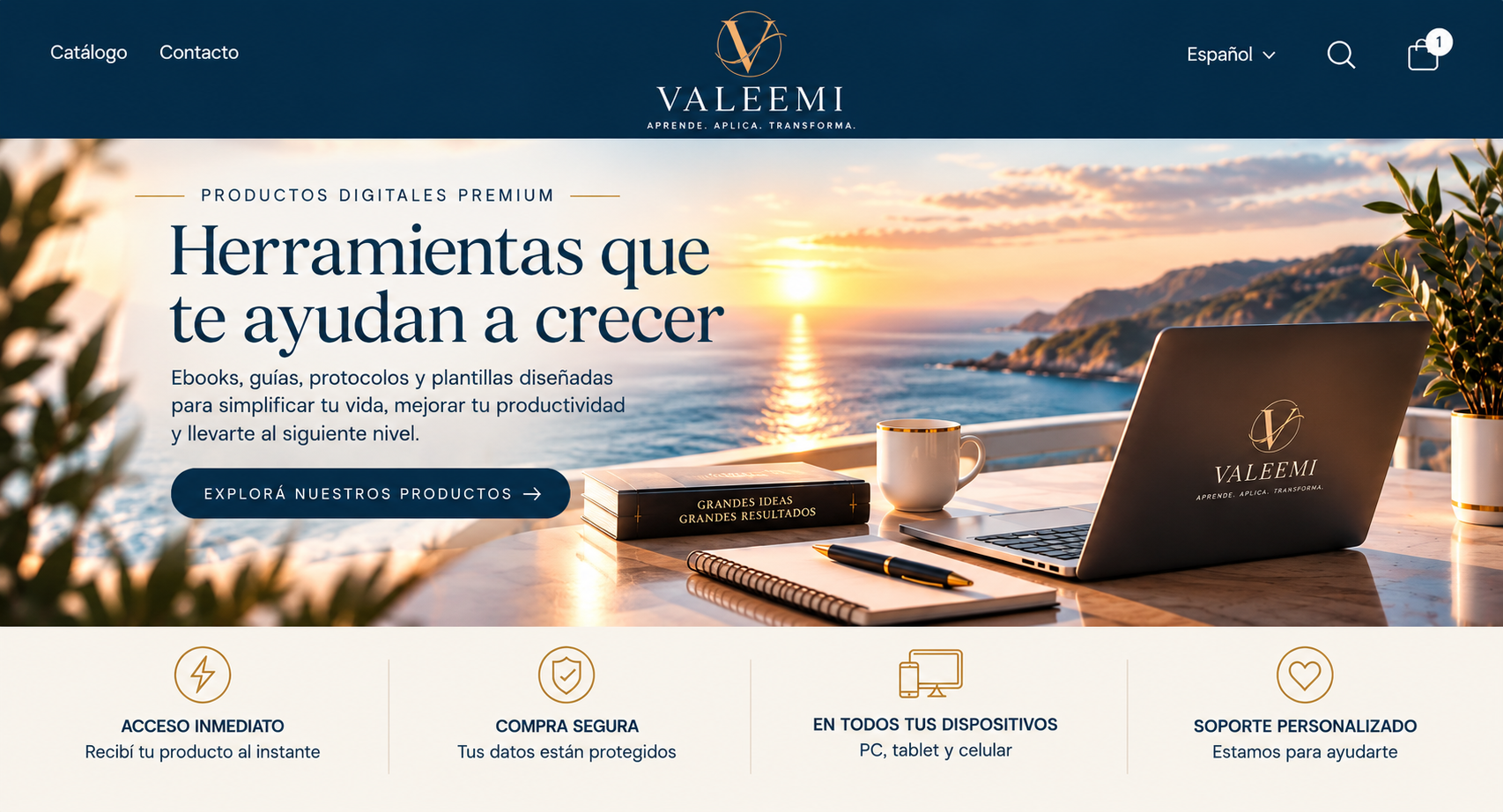 Valeemi - Productos digitales premium